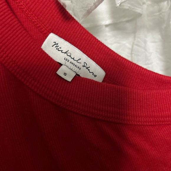 Evereve one shoulder rib dress in small - Picture 3 of 4